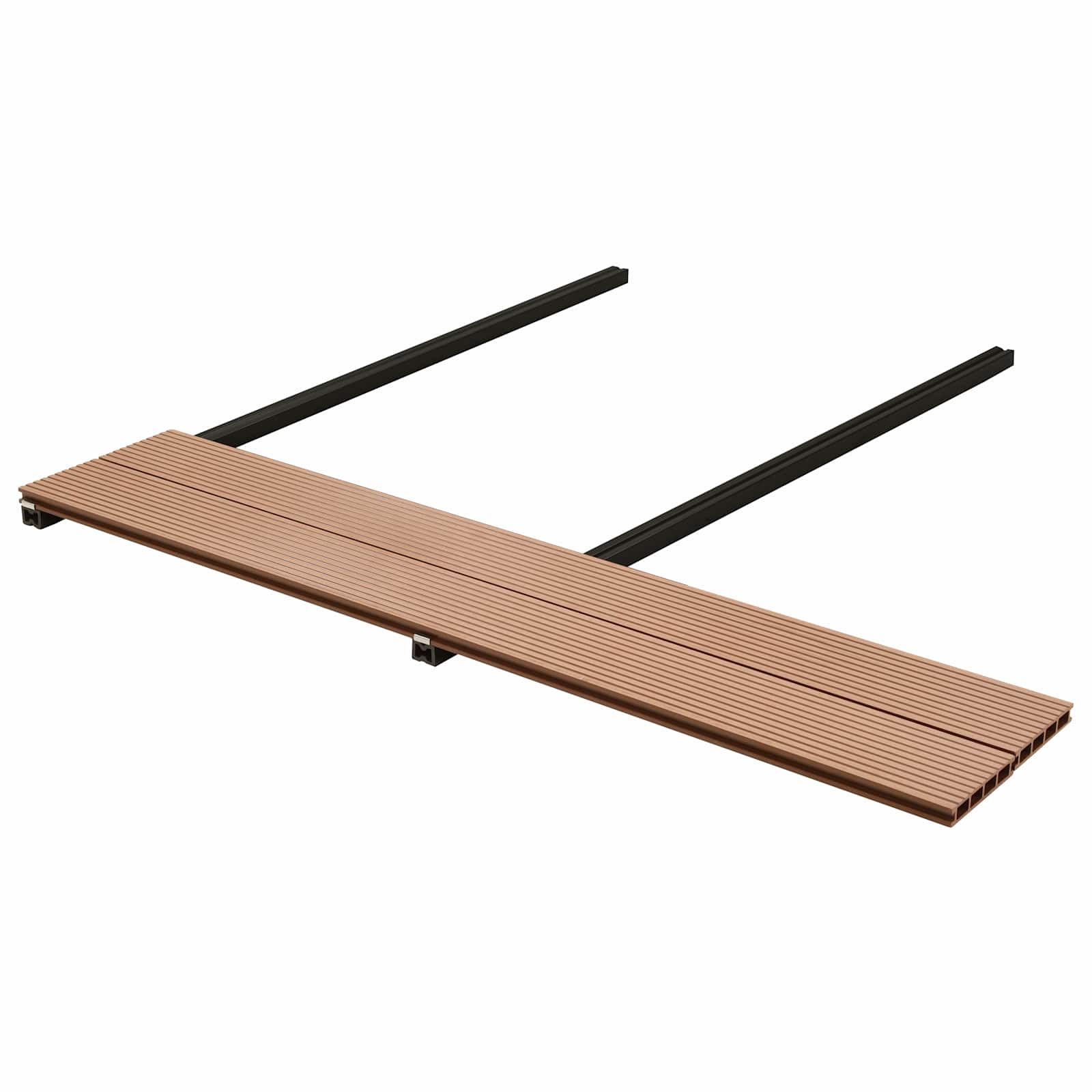 Terrassendiele 30 stk. Braun WPC