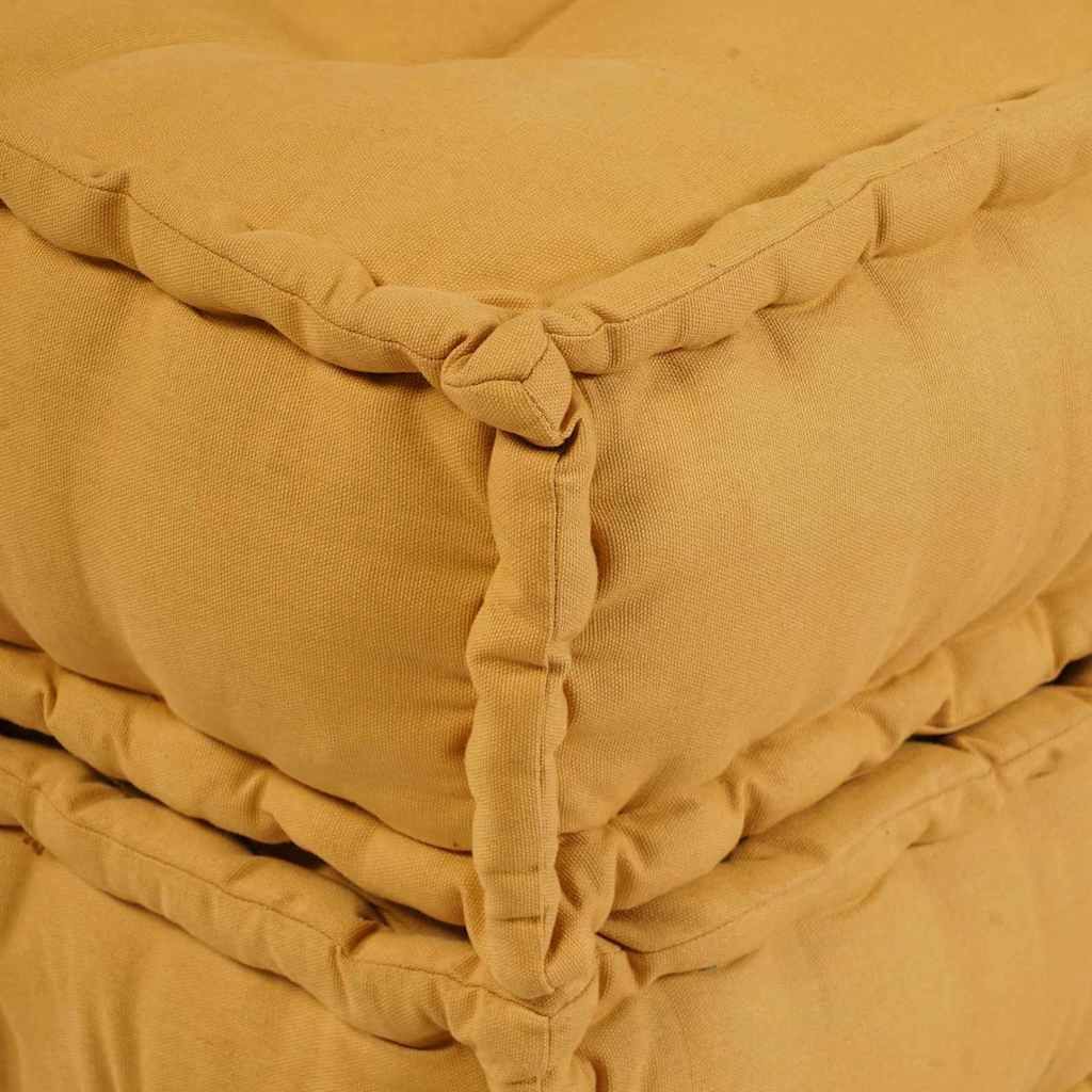 Modulare Sofagarnitur 3 pcs Gelb Stoff