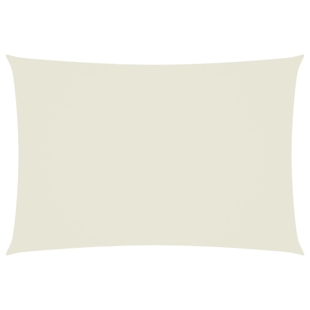 Sonnensegel Oxford-Gewebe Rechteckig 2,5x4,5 m Creme