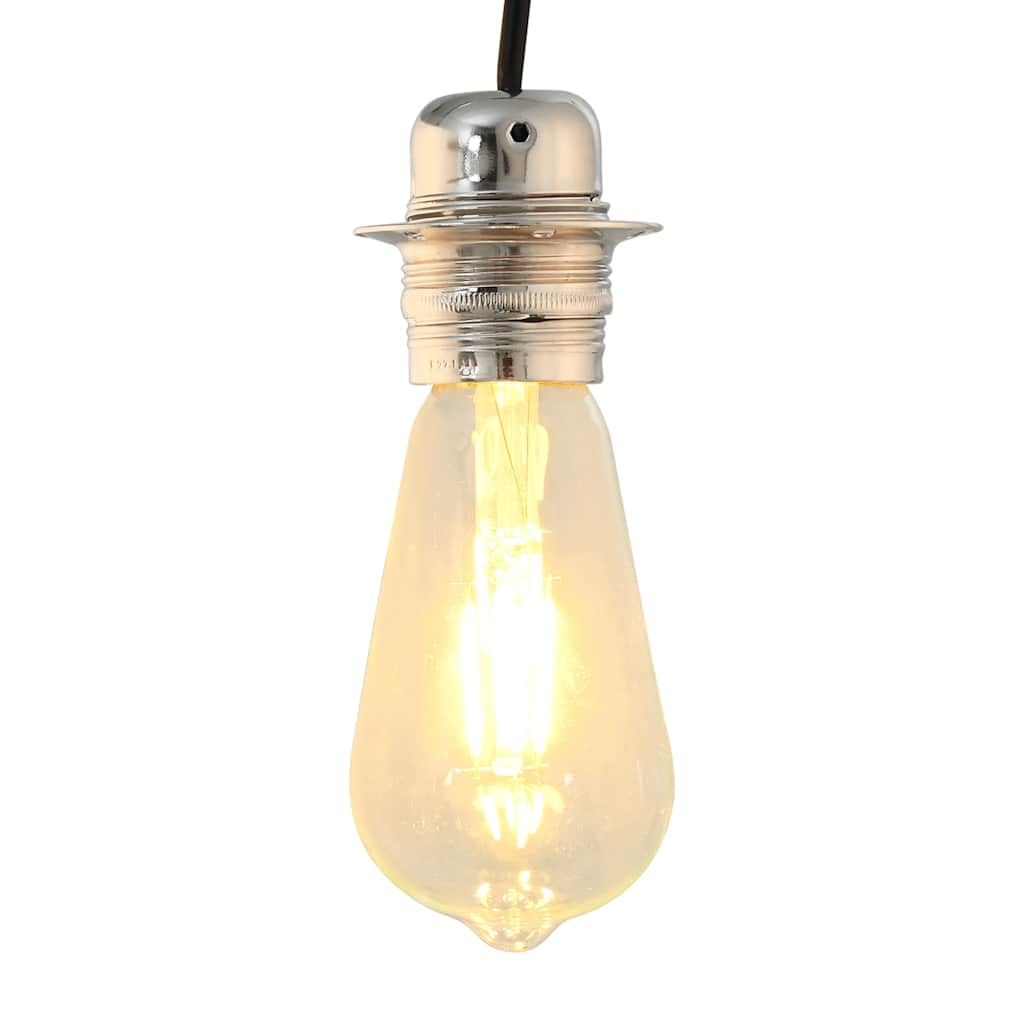 Lampenfassungen 2 Stk. Satin-Nickel E27