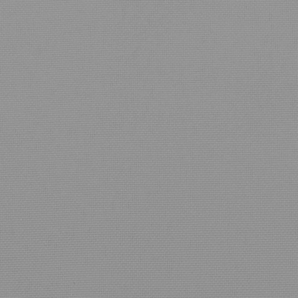 Niedriglehner-Auflagen 6 Stk. Grau Oxford-Gewebe