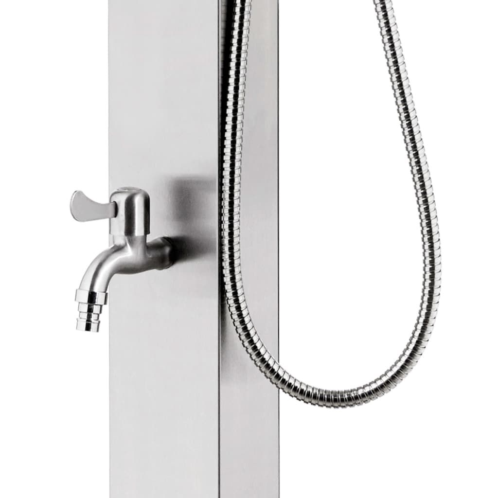 Gartendusche 220 cm Edelstahl