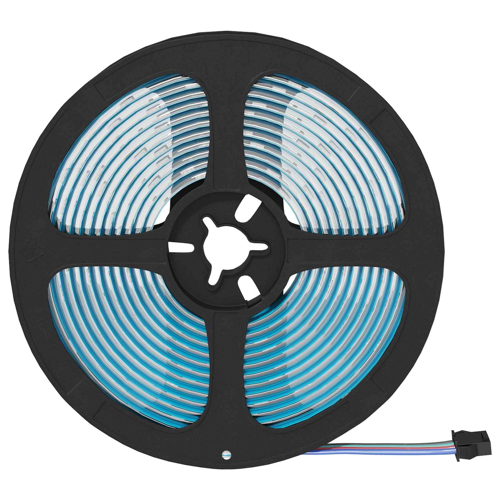 LED Streifen 2 pcs Schwarz und Transparent 5100 mm