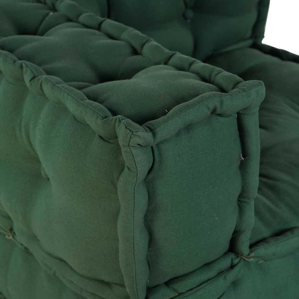 Modulare Sofagarnitur 4 pcs Grün Stoff