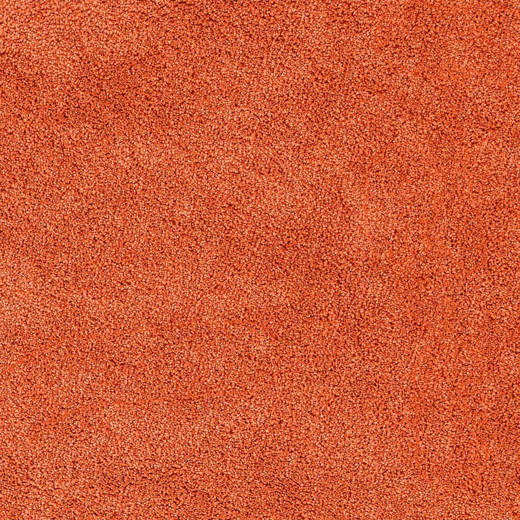 Rutschfeste Badematte mit Toilettenausschnitt Orange 50 x 50 cm