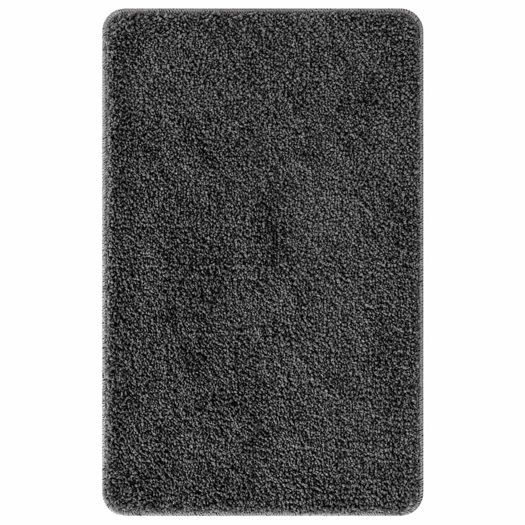 Rutschfeste Badmatte Dunkelgrau 50 x 80 cm PP