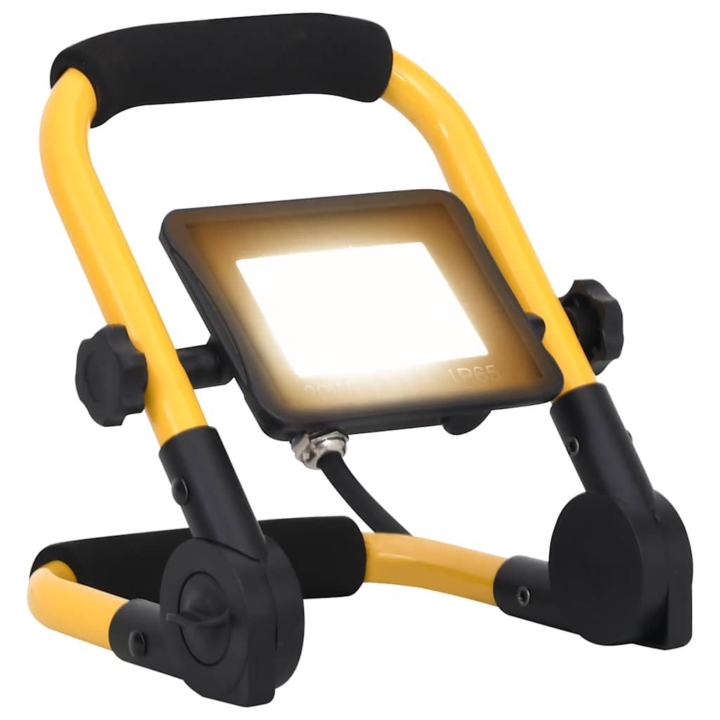 LED-Fluter mit Handgriff 20 W Warmweiß
