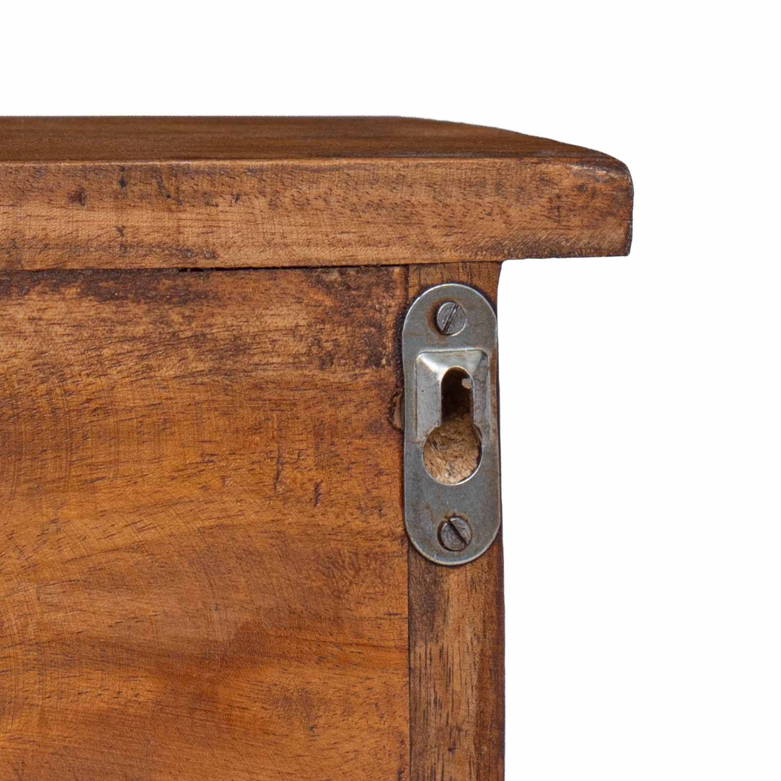 Kleiderbügel Braun 70 x 11 x 27 cm Massives Mahagoni Holz