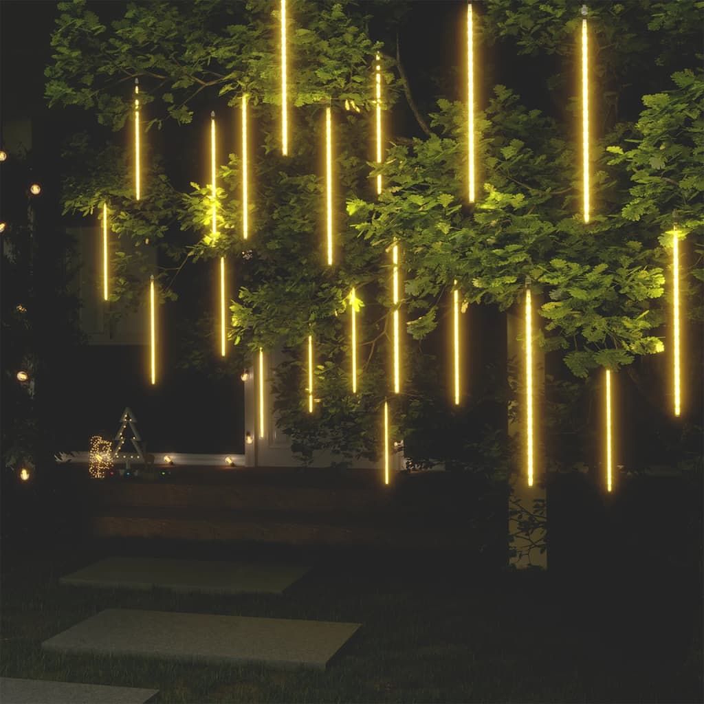 LED Meteor-Lichter 20 Stk. 50 cm Warmweiß 720 LEDs