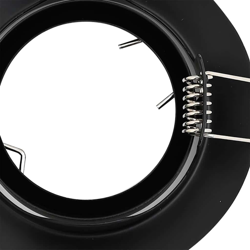 Spotlight 6 stk. Schwarz 9 x 9 x 2,5 cm Metall