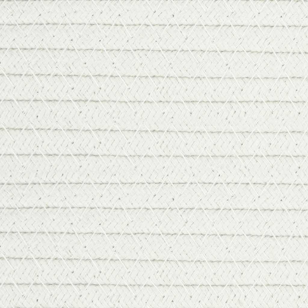 Aufbewahrungskorb Schwarz und Weiß 49x65 cm Baumwolle