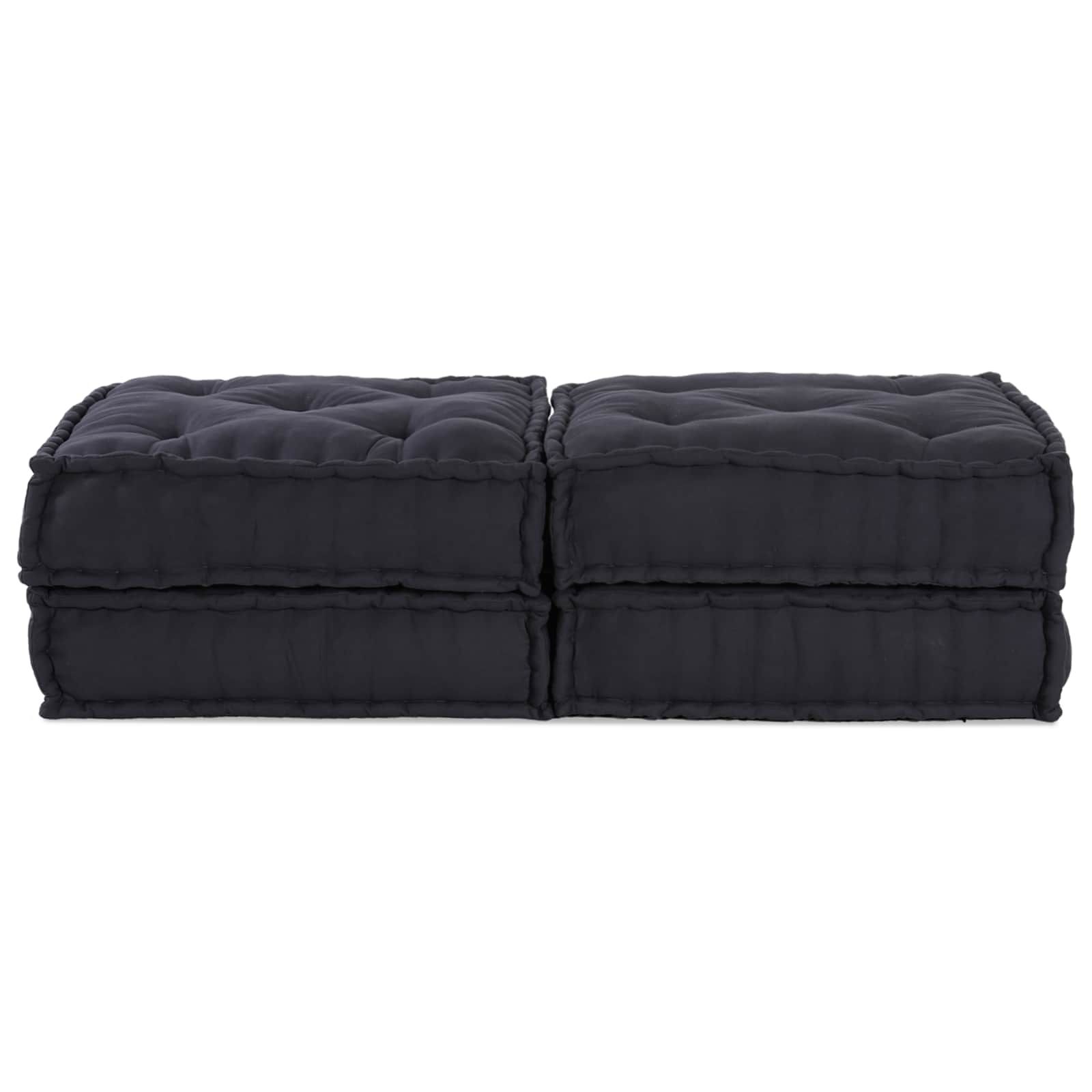 Modulare Sofagarnitur 2 pcs Anthrazit 140 x 70 x 36 cm Stoff