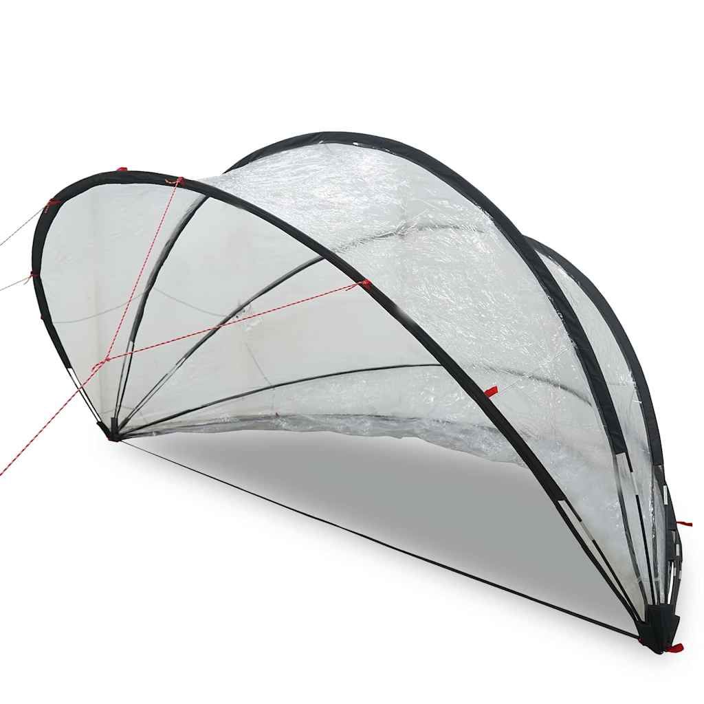 Pool-Dome 405 x 405 x 192 cm PVC Transparent