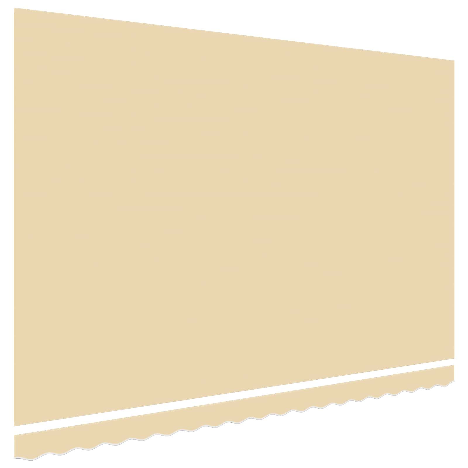 Ersatzstoff für Markise Creme 400x300 cm Polyester