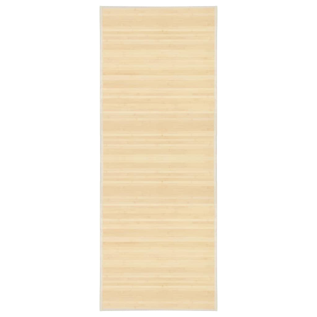 Teppich Bambus 80x200 cm Natur