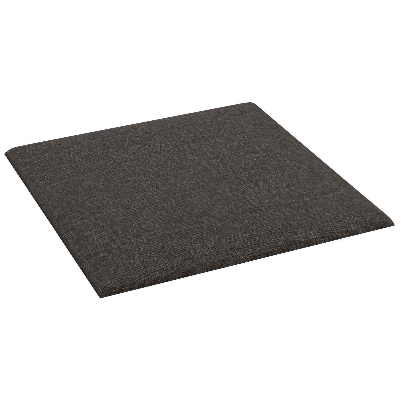 Wandkopfteilen 12 pcs Dunkelgrau 30 x 30 cm Stoff