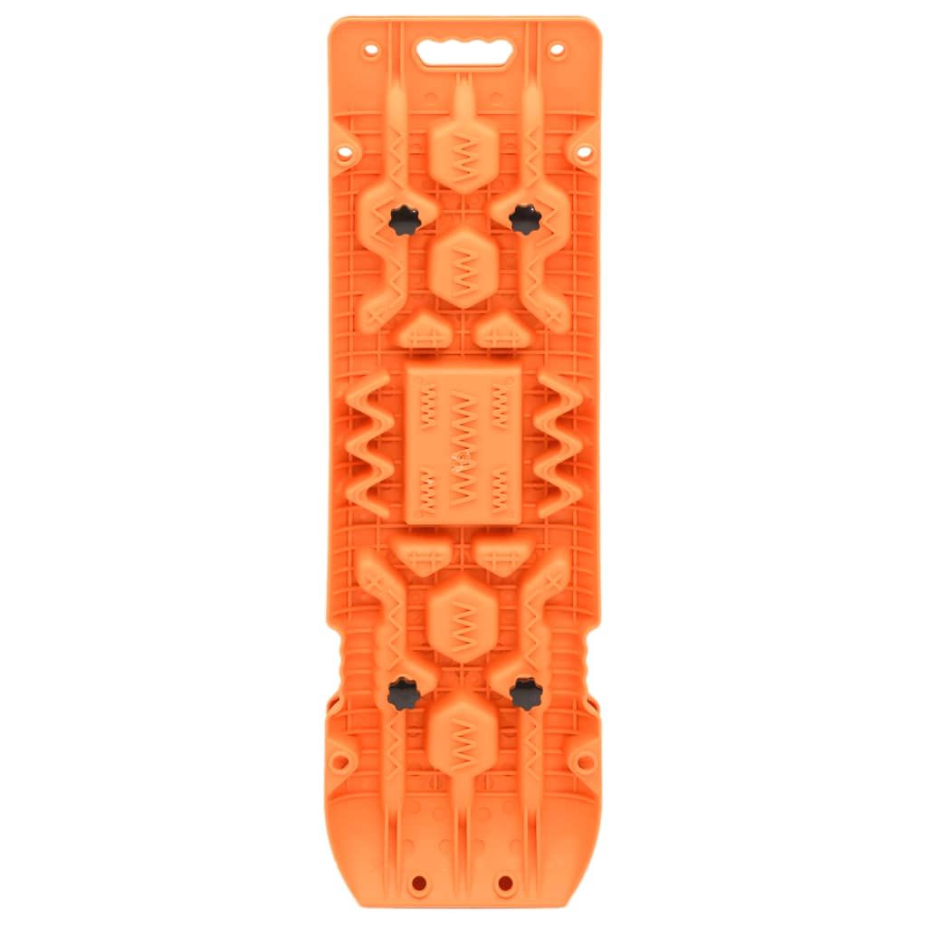 Traktionsmatten 2 Stk. Orange 107x31x7 cm Nylon