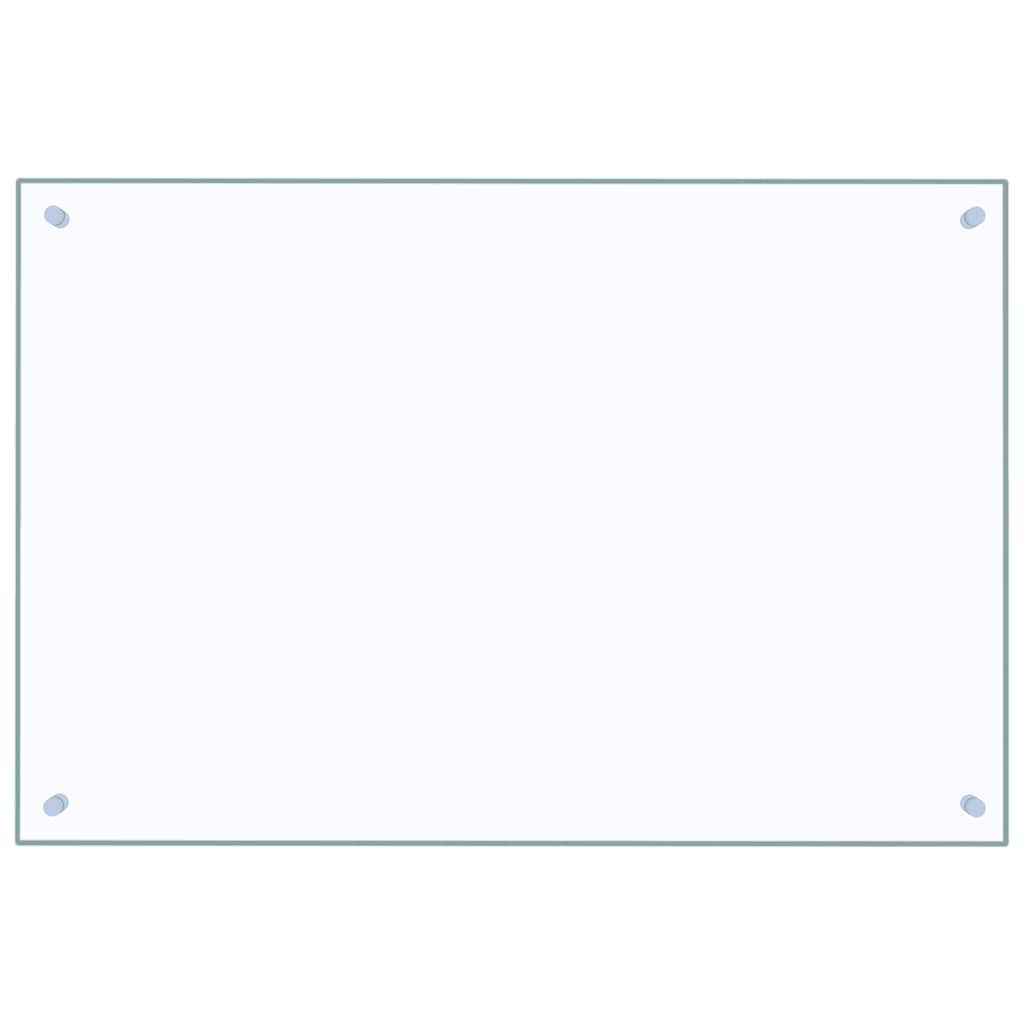 Küchenrückwand Transparent 90×60 cm Hartglas