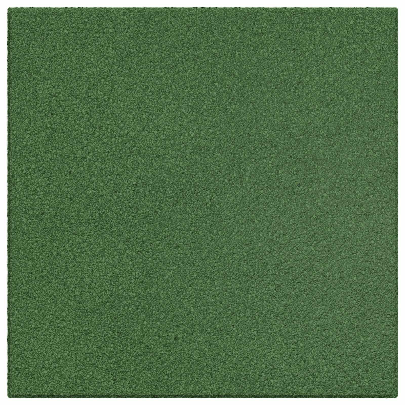 Sturzschutzfliesen 18 pcs Grün 50 x 50 cm Gummi