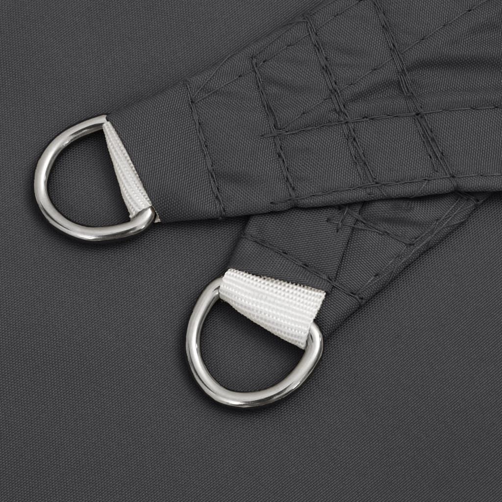 Sonnensegel Oxford-Gewebe Quadratisch 6x6 m Anthrazit
