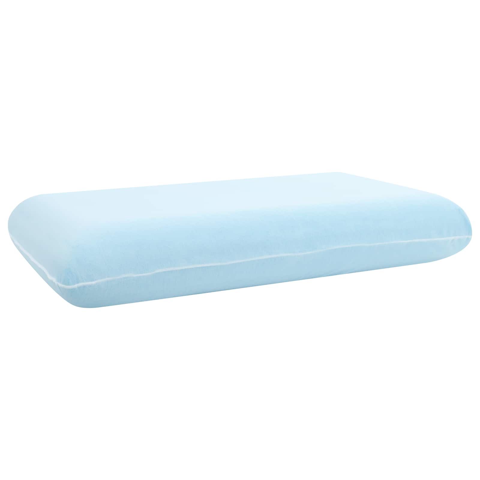 Schlafkissen Uni Weiß 70 x 36 x 13 cm Gel-Speicherschaum