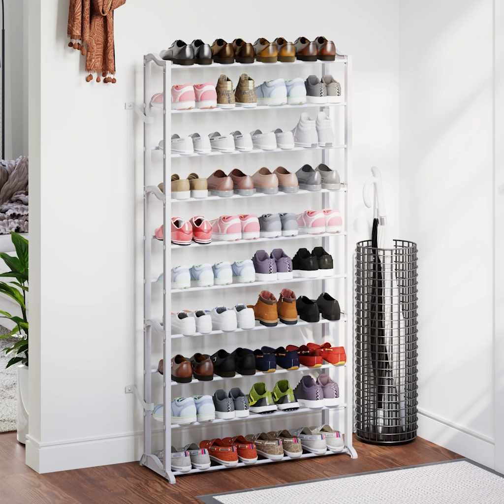 Schuhregal für 40 Paar Schuhe Schuhschrank 140cm
