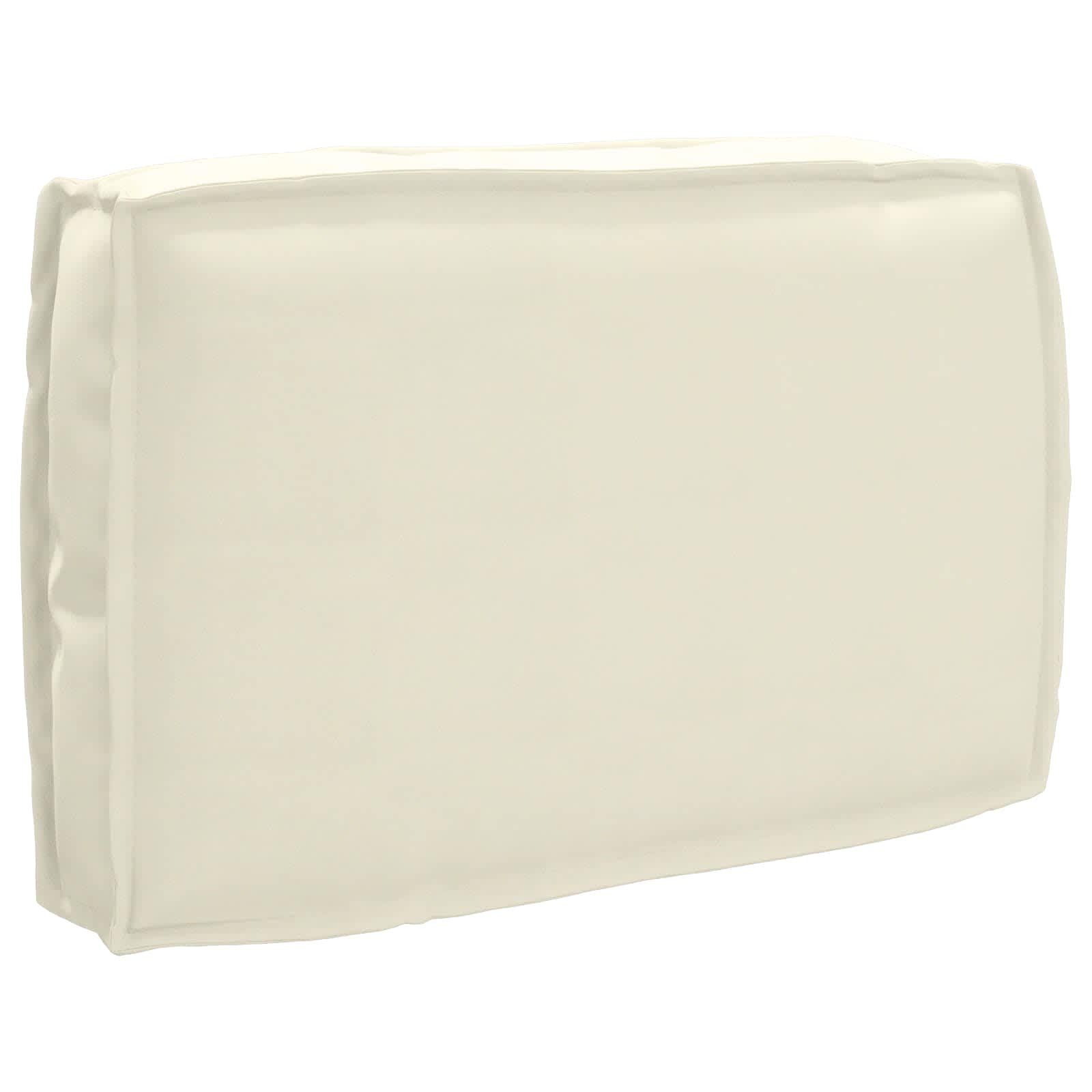 Kissen Creme 60 x 40 x 12 cm Oxford-Stoff