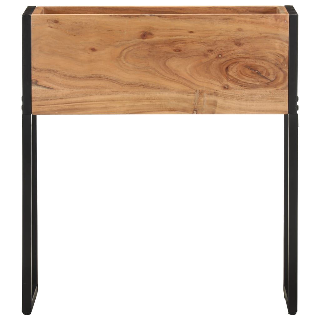 Pflanzkübel 60x20x68 cm Massivholz Akazie