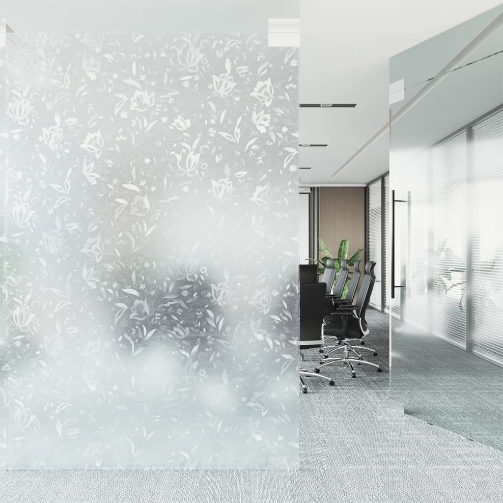 Fensterfolie Matt Blumenmuster 45x500 cm PVC