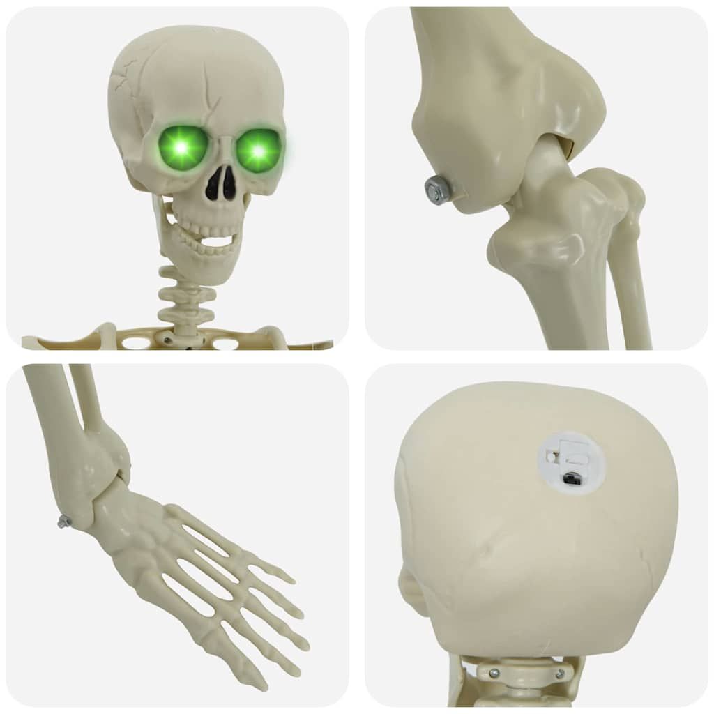 Halloween Skelett Weiß 155 x 38,5 cm Polypropylen