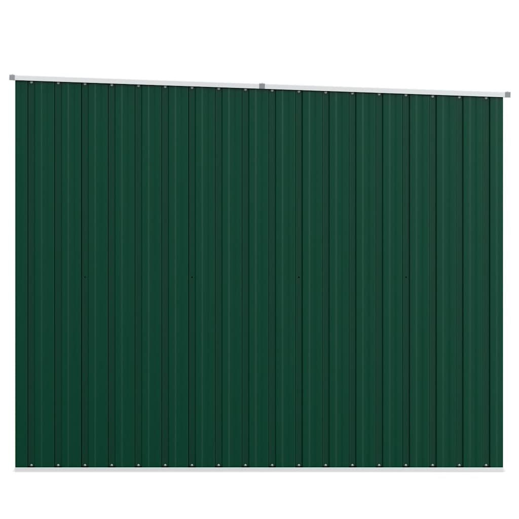 Gerätehaus Grün 195x198x159 cm Verzinkter Stahl