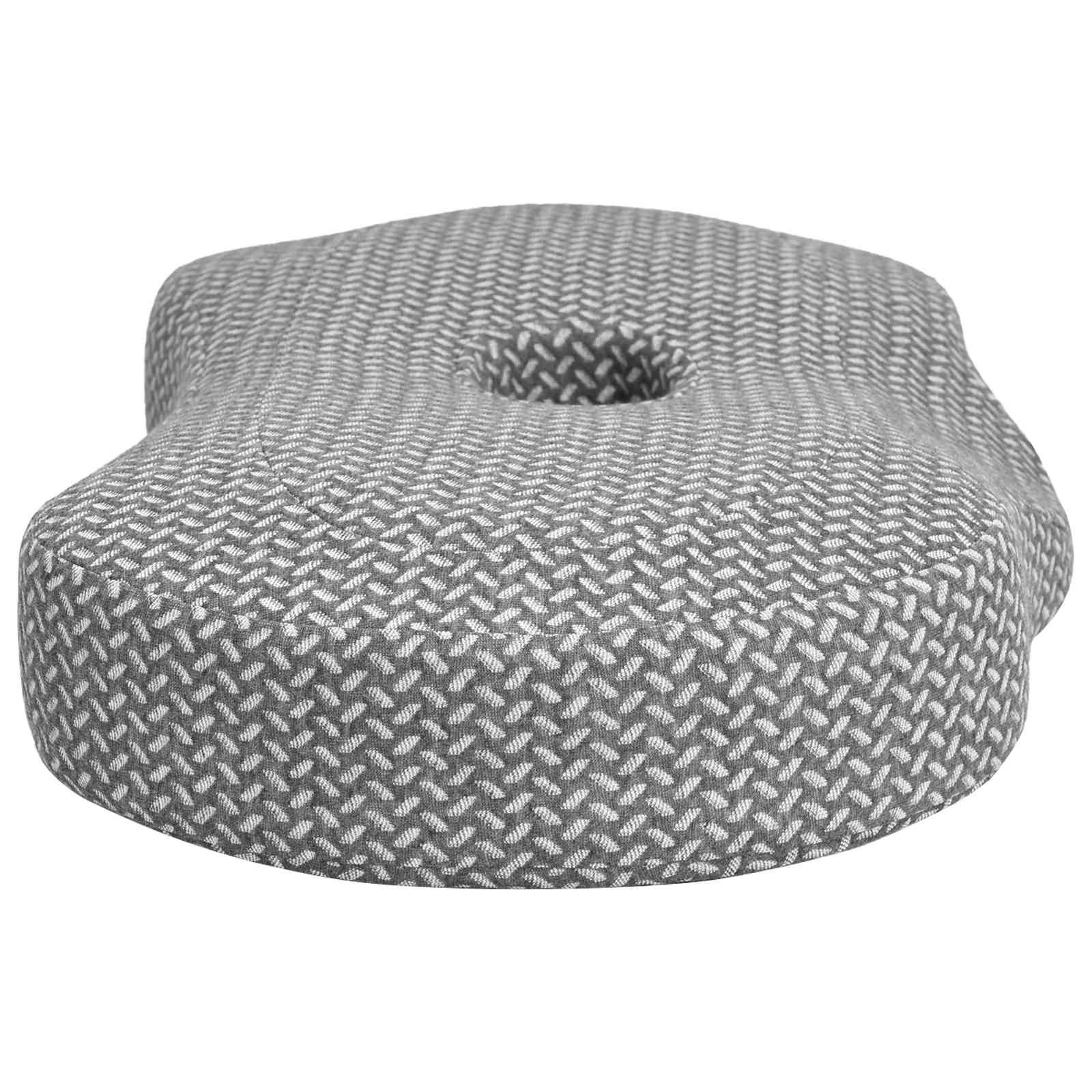 Nackenstützkissen Grau 53 x 34,5 x 10,5 cm Viscoschaum