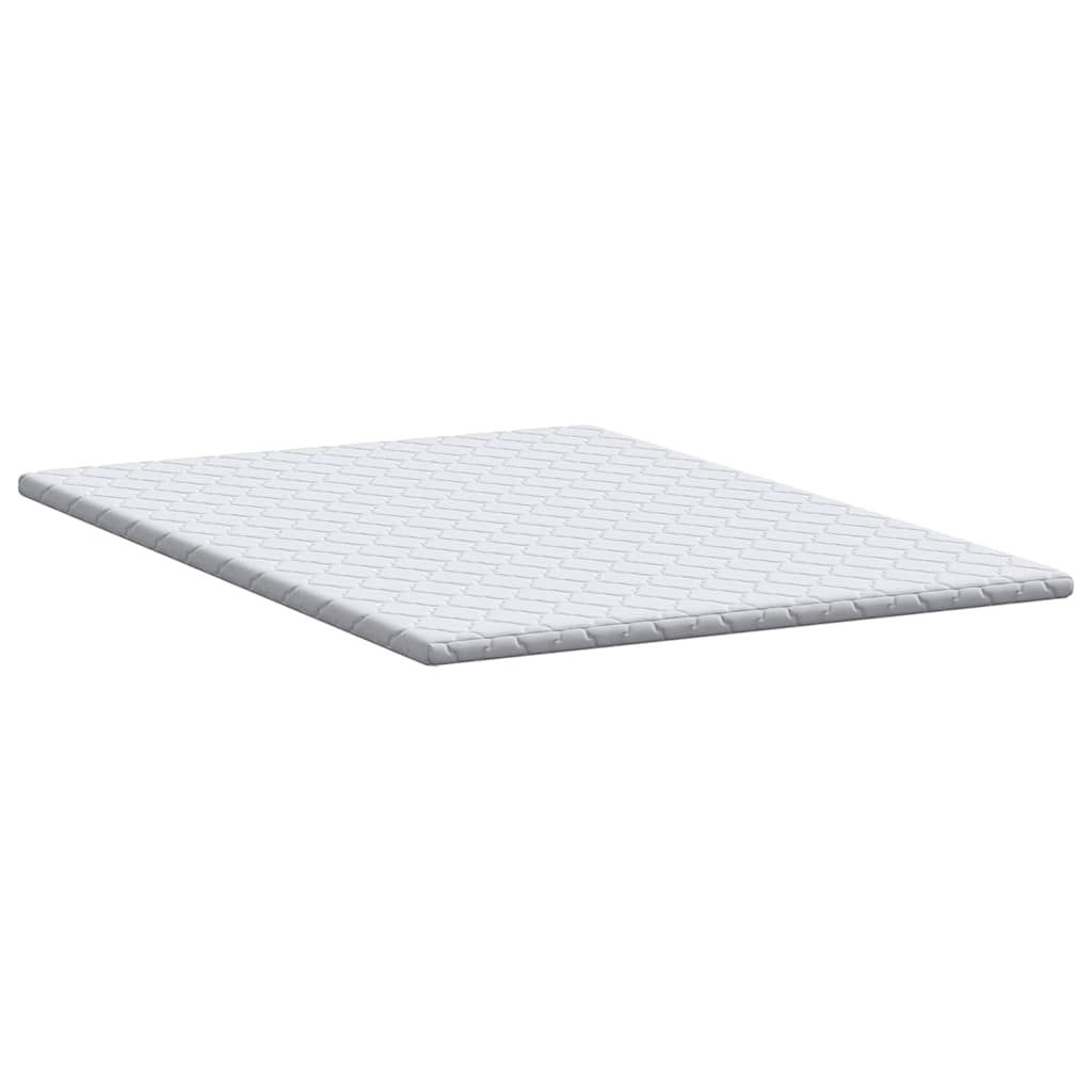 Kokosnuss Topper Weiß 140 x 200 cm Jacquard-Stoff
