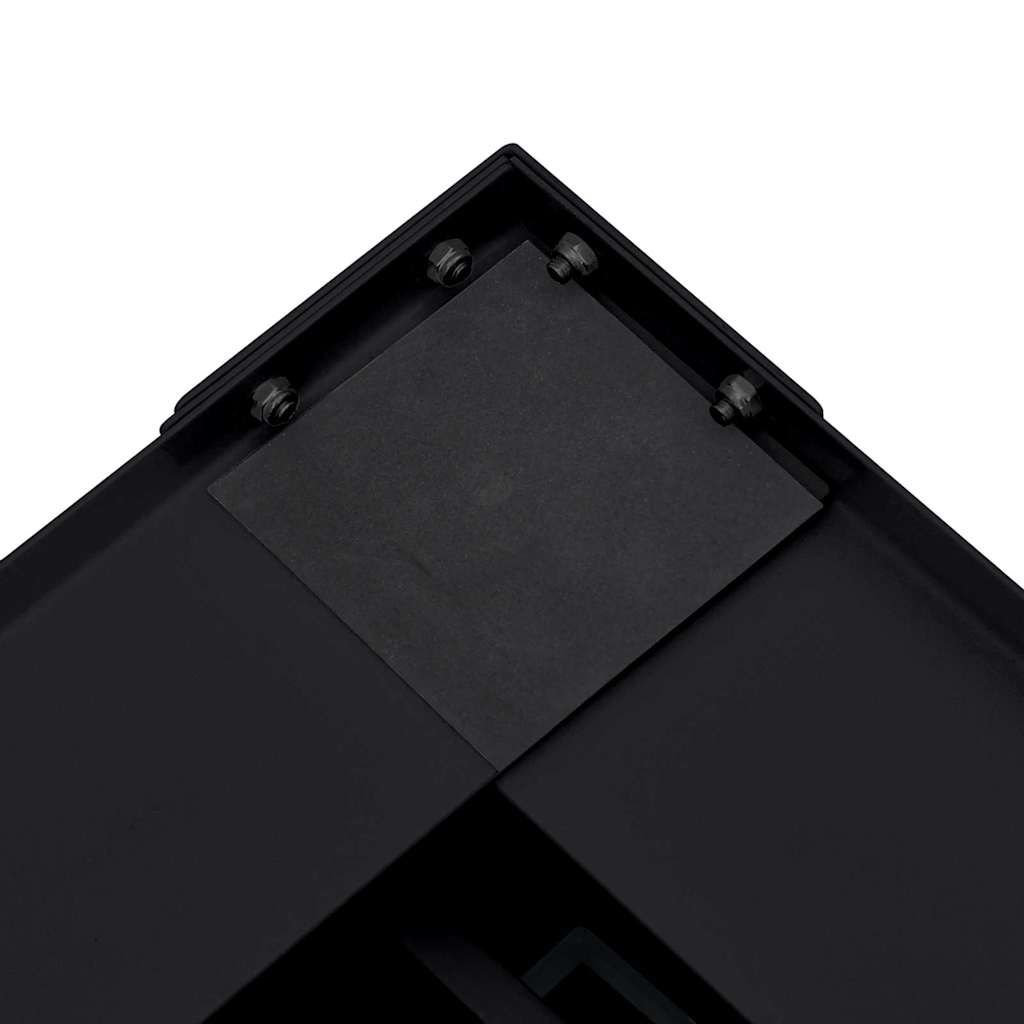 Waschmaschinen-Podest Schwarz 64 x 55 x 32,5 cm Stahl