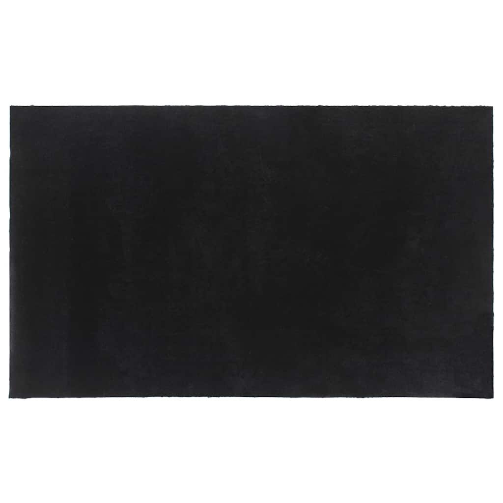 Fußmatte Schwarz 90x150 cm Kokosfaser Getuftet
