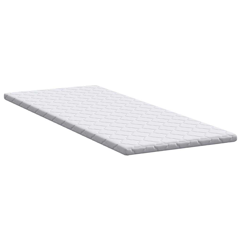 Kokosnuss Topper Weiß 70 x 200 cm Jacquard-Stoff