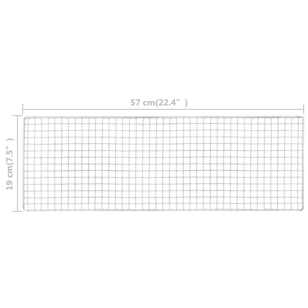 Tragbarer Camping-Grill 60×22,5×33 cm