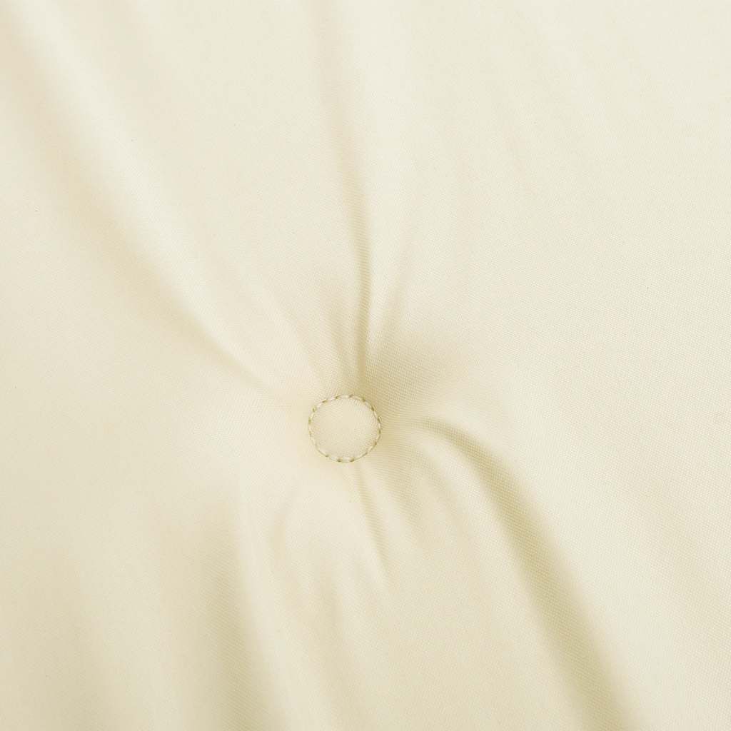 Liegestuhl-Auflage Creme (75+105)x50x4 cm