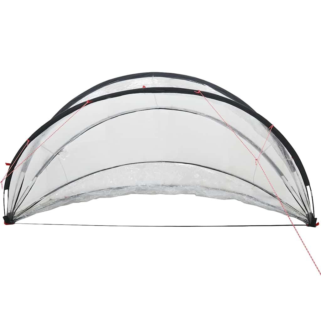 Pool-Dome 405 x 405 x 192 cm PVC Transparent