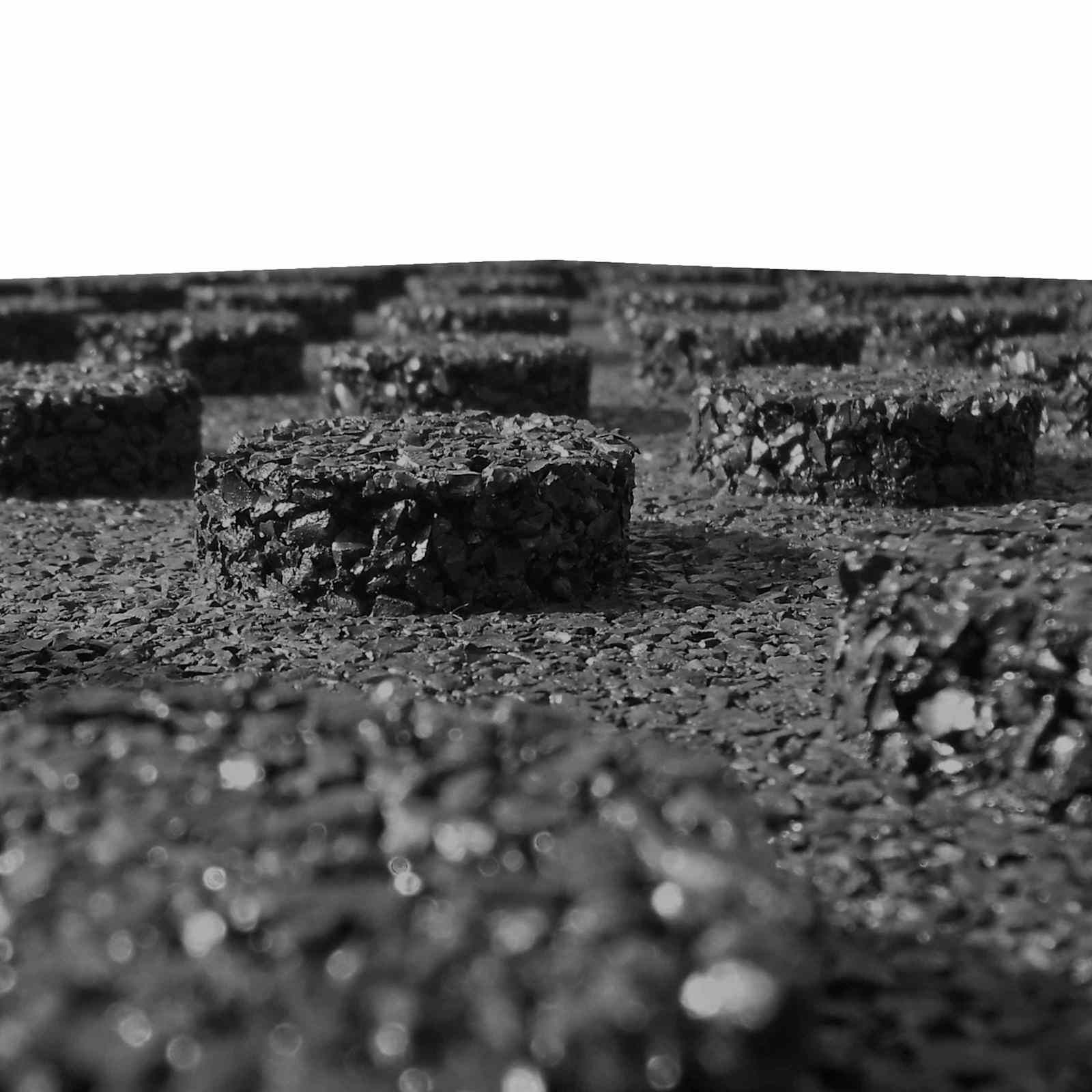 Sturzschutzfliesen 12 pcs Schwarz 50 x 50 cm Gummi