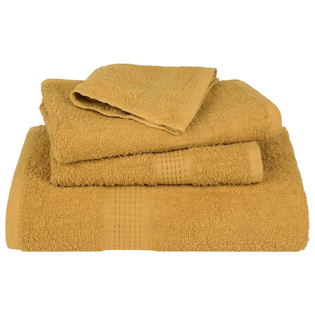 Waschtücher FROGN 2 Stk. Gold 30x30 cm 360 g/m²