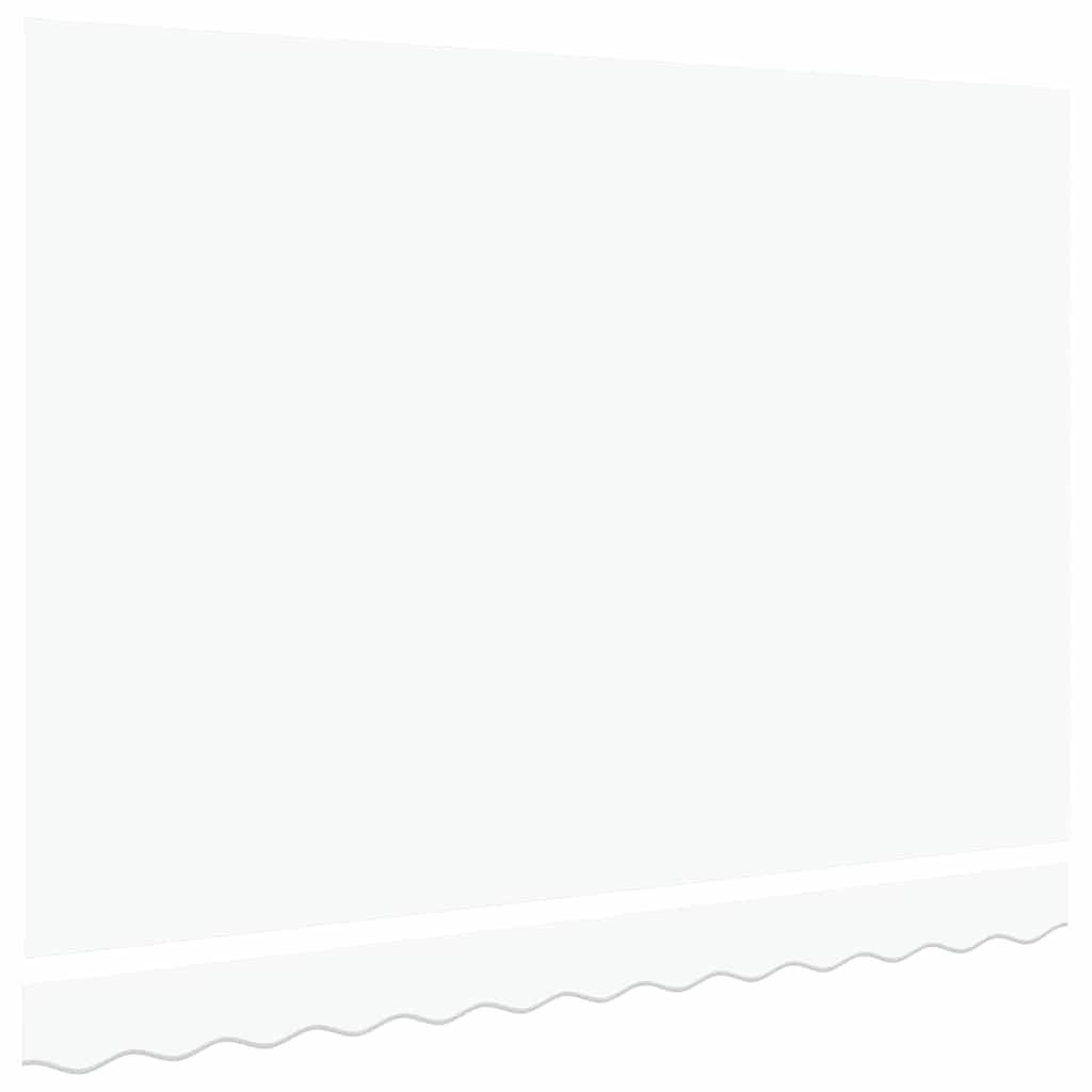 Ersatzbespannung für Markise 3 x 2,5 m Weiß Polyester