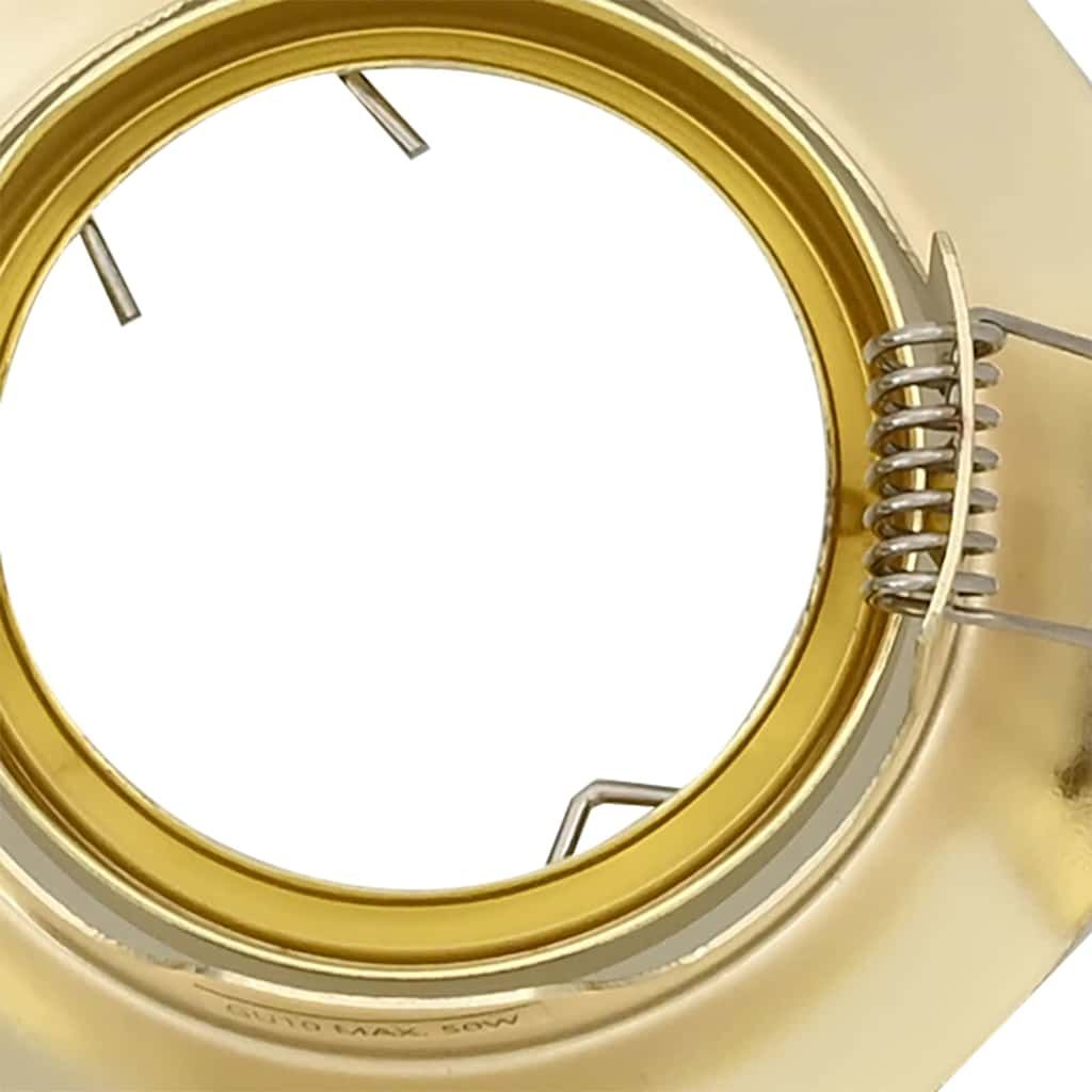 Spotlight 24 stk. Gold 9 x 9 x 2,5 cm Metall