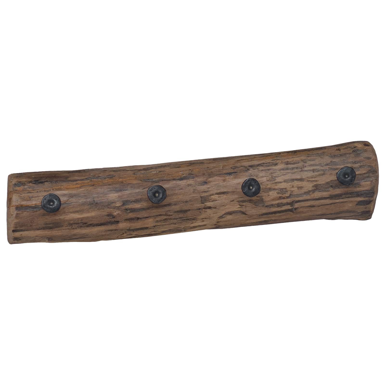 Kleiderbügel Braun 50 x 8 x 12 cm Massives upgecyceltes Holz