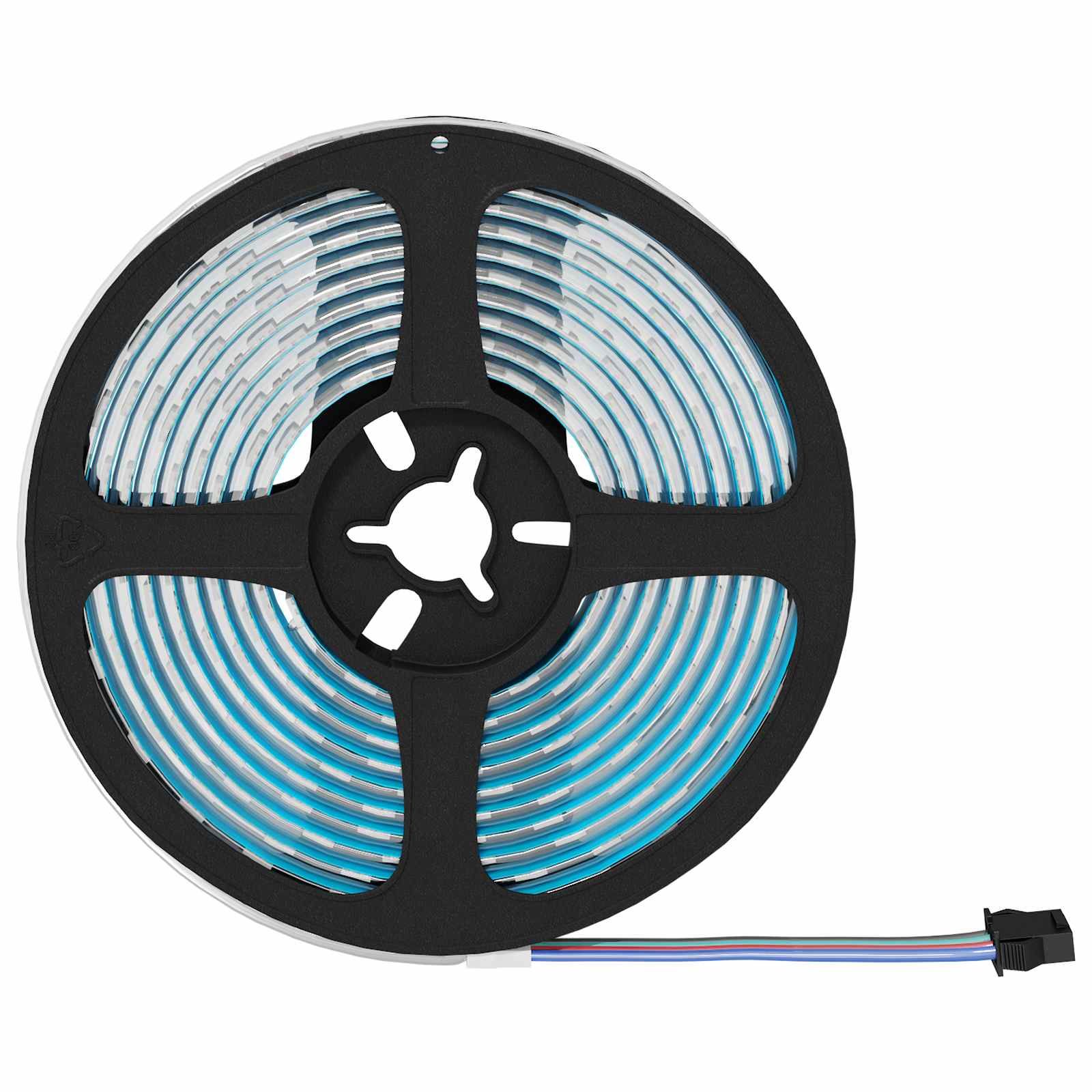 LED-Streifen 2 stk. Schwarz und Transparent