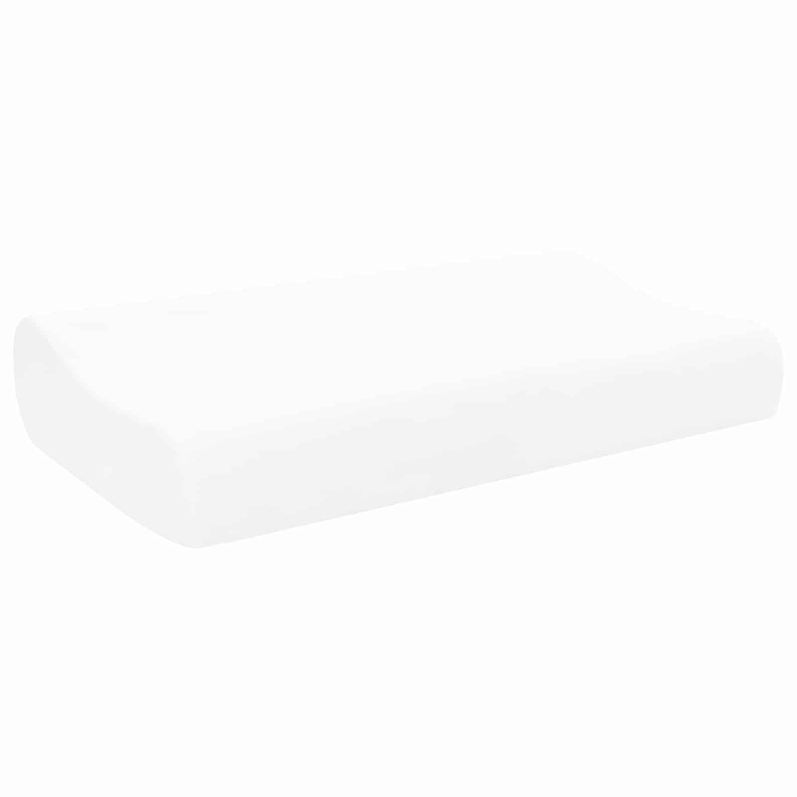 Schlafkissen Uni Weiß 80 x 40 x 12,5 cm Viscoschaum