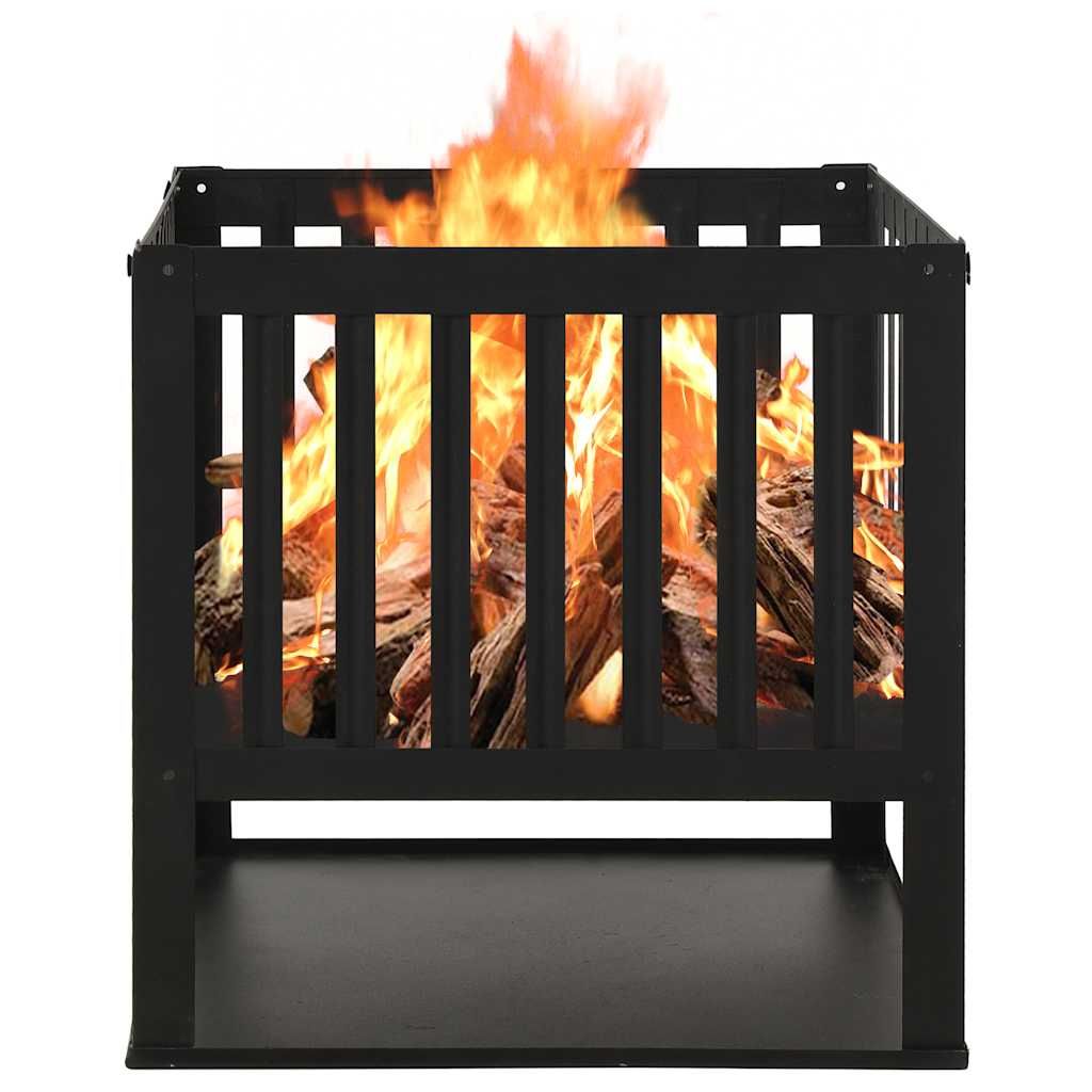 Feuerstelle 40x40x40 cm Stahl