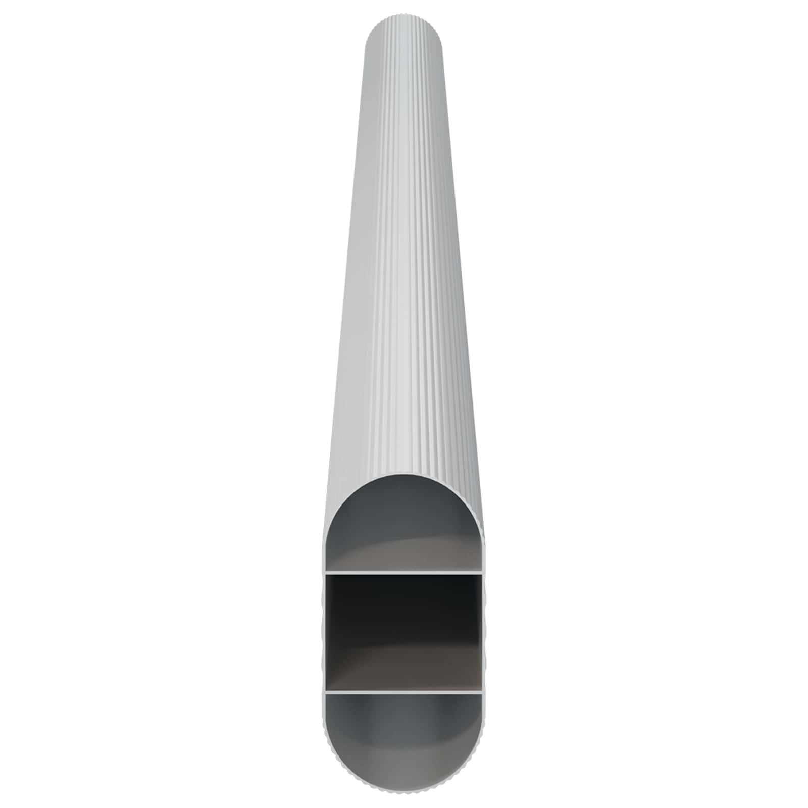 Kleiderstange 12 stk. Silber 316 x 15 x 29 mm
