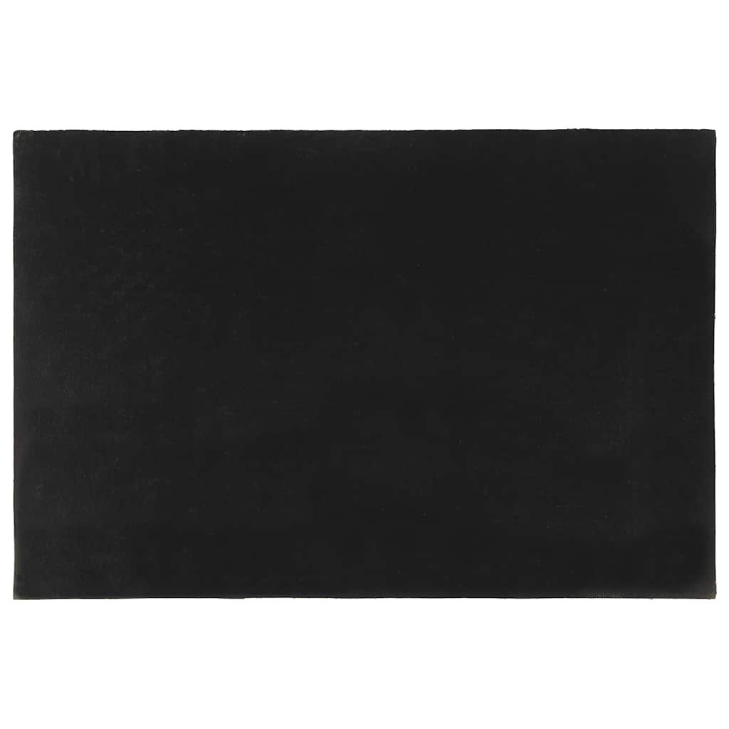 Fußmatte Schwarz 60x90 cm Kokosfaser Getuftet