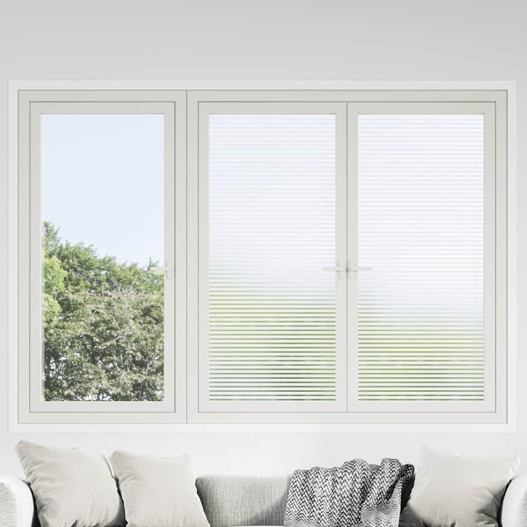 Fensterfolie Matt Streifen-Design 0,9x100 m PVC